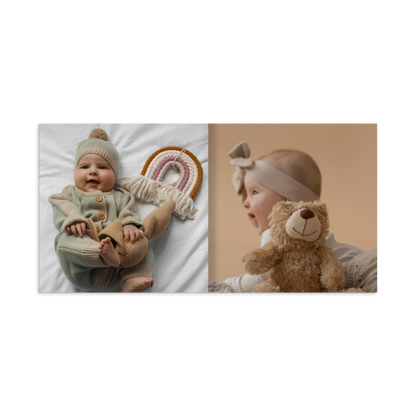 Illustration album photo personnalisable à offrir - Format carré 20x20cm | Souvenir en Vie