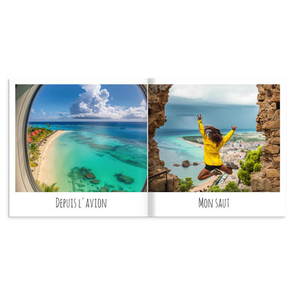 Illustration album photo personnalisable à offrir - Format carré 28x28cm couverture rigide | Souvenir en Vie