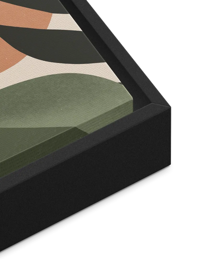 Illustration avec zoom sur cadre noir des toiles | Souvenir en Vie