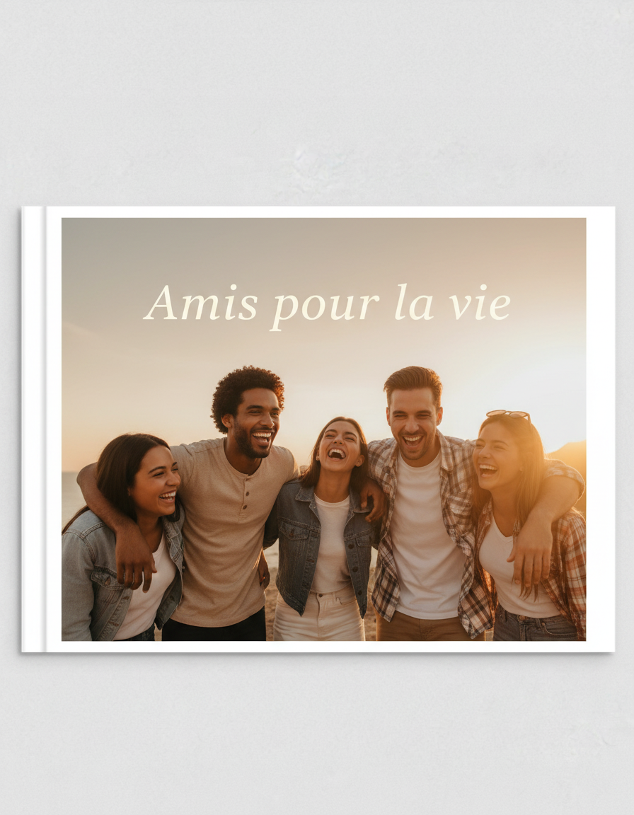 Album photo - Format horizontal 28x21cm à couverture rigide