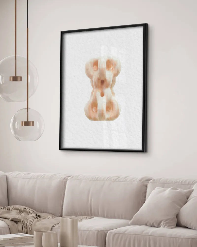 Poster premium en papier mat encadré