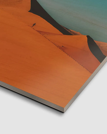 Impression sur bois personnalisable et avec animation réalité augmentée - zoom coin | Souvenir en Vie