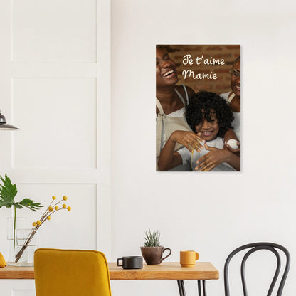 Impression sur bois personnalisable et avec animation réalité augmentée -décoration murale salle à manger| Souvenir en Vie